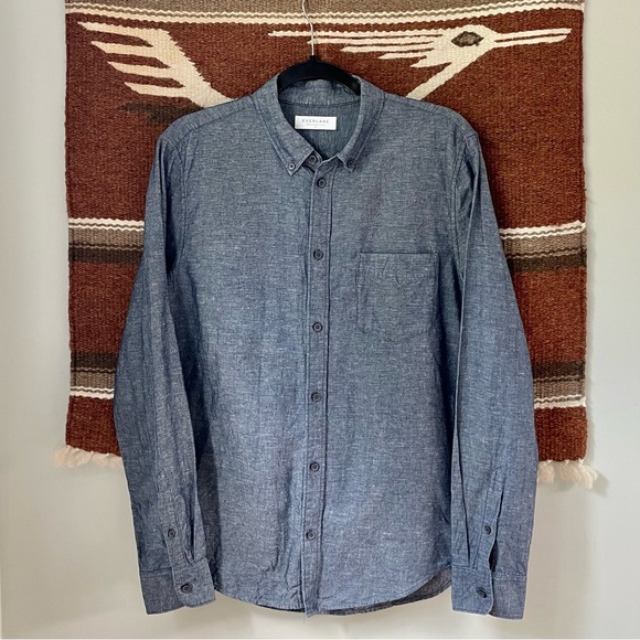 Everlane Other - Everlane Linen/Cotton Chambray Long Sleeve Button Up Shirt